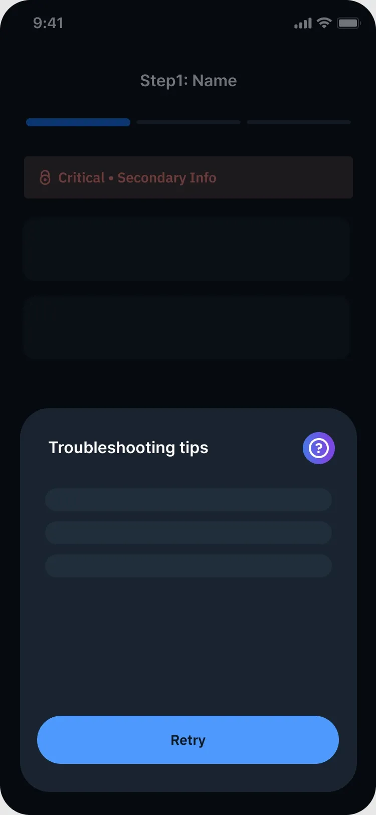 Troubleshooting tips