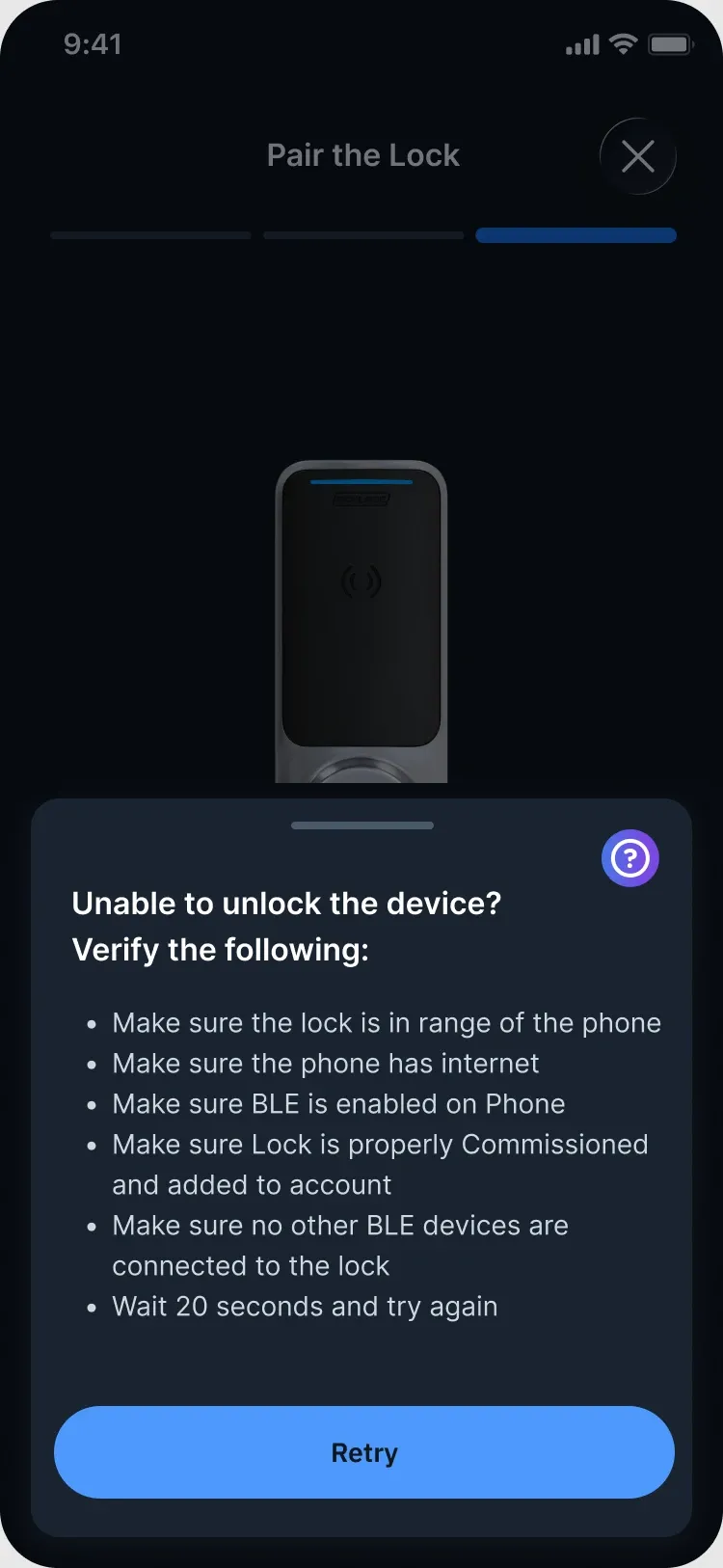 If it isn’t: what to check, then retry